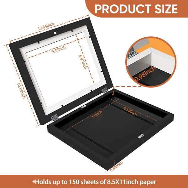 Picture frames for children's sketches