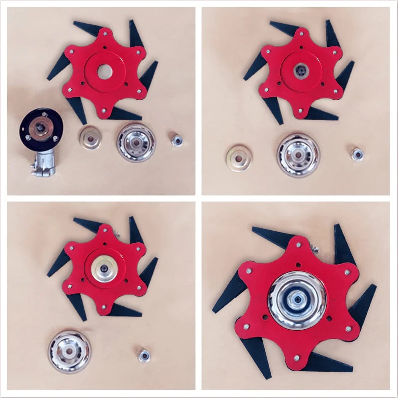 Rotating blade circular saw for trimmer