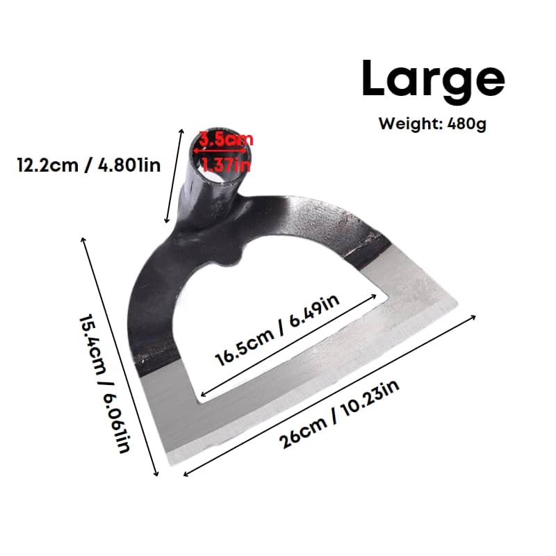 HolloHoe® 2.0 | All-steel hardened hollow pick