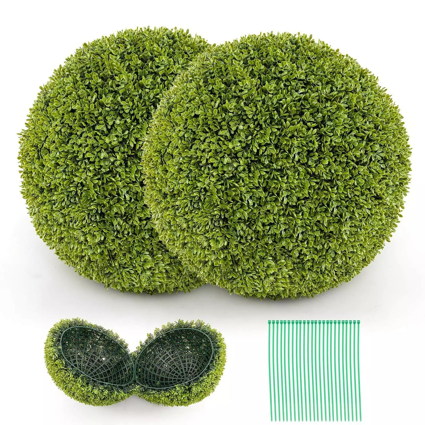 2 PIECES 50cm Artificial Plant Boxwood