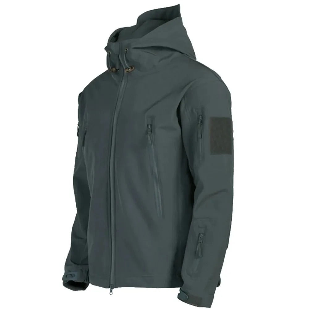 Men's tactical hooded jacket