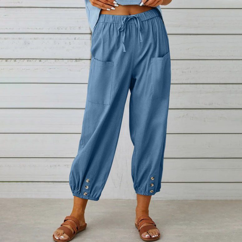 Elena Straight Wide Leg Pants