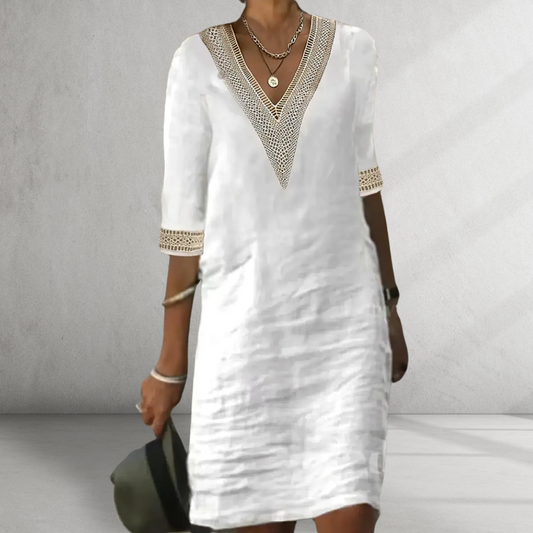 Novirea | Cotton-linen summer dress