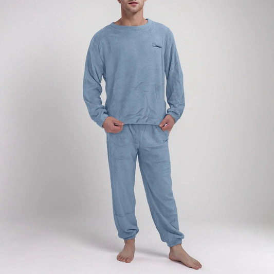 Fluffy men's pajamas