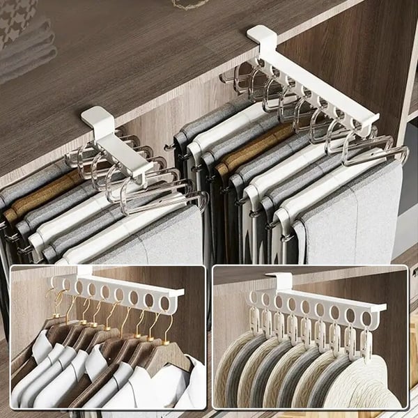 Extendable clothes rail