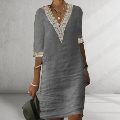 Novirea | Cotton-linen summer dress