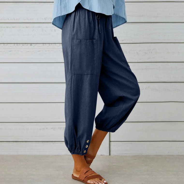 Elena Straight Wide Leg Pants
