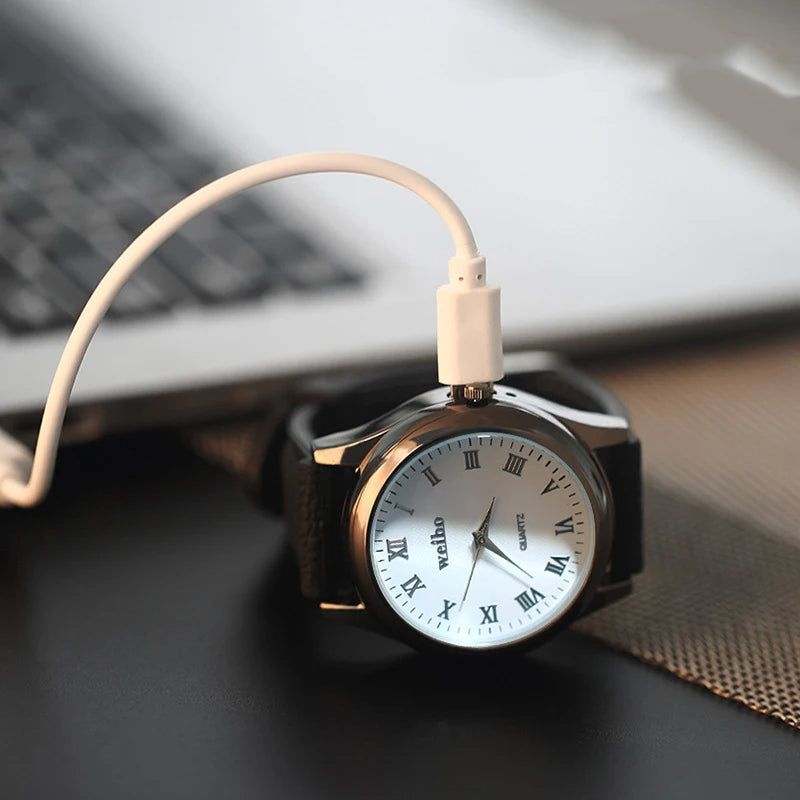 Men's Watch &amp; Rechargeable Lighter