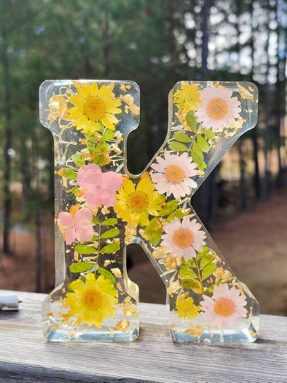 ResinBloom flower resin night light
