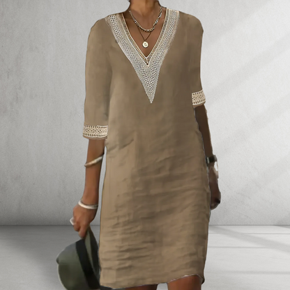 Novirea | Cotton-linen summer dress