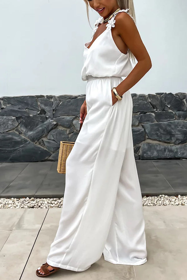 NOVERA | Sleeveless wide-leg jumpsuit
