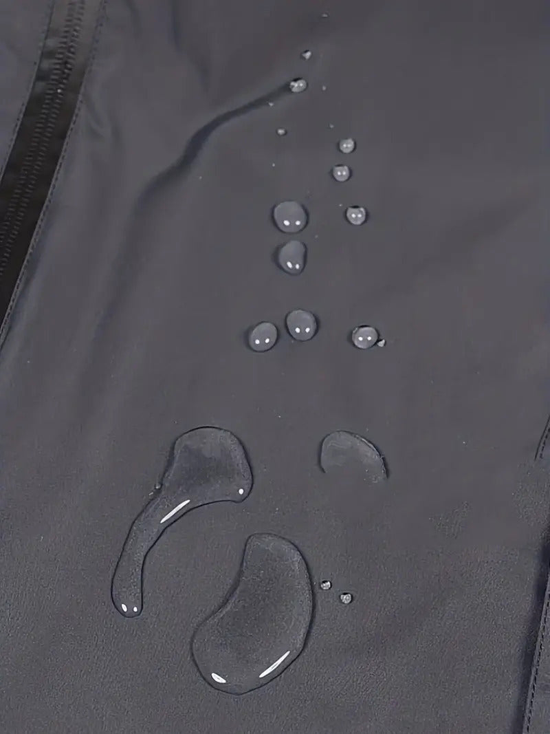 Casual waterproof jacket with hood