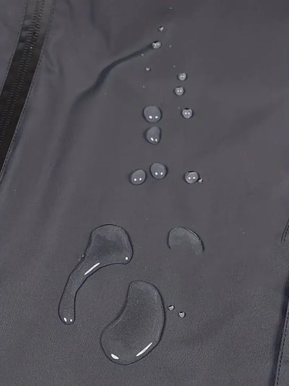 Casual waterproof jacket with hood