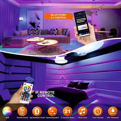 NeonFlow light with music synchronization