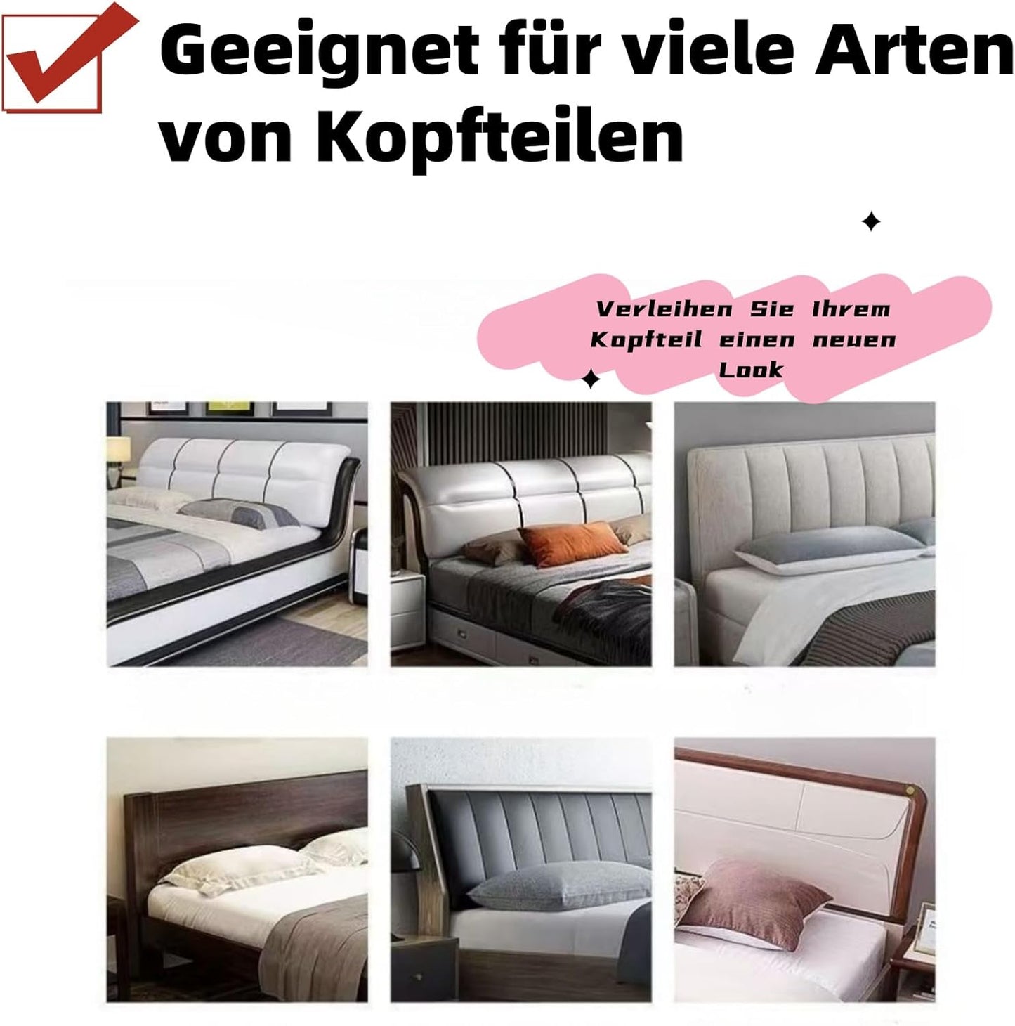 LuxCover headboard cover – Protects and adds style to your bedroom 😊