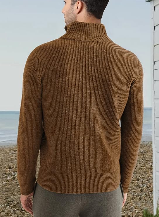 Stylish zipper sweater for men