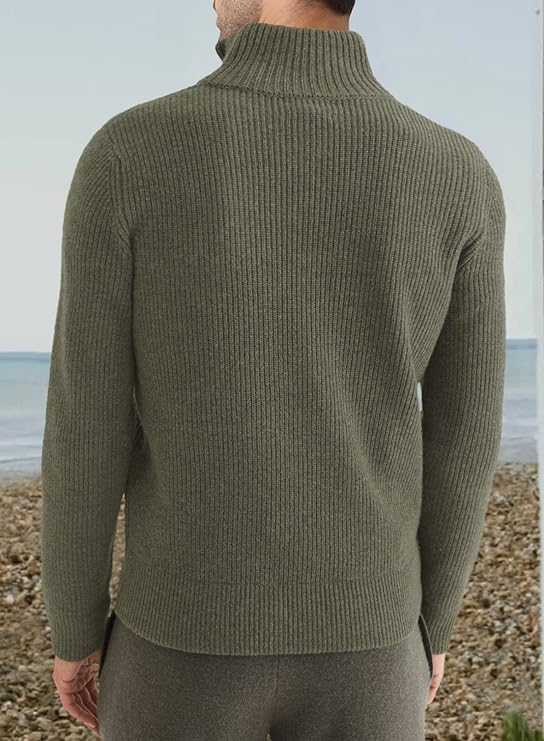 Stylish zipper sweater for men