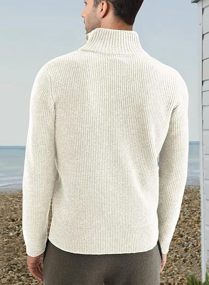 Stylish zipper sweater for men