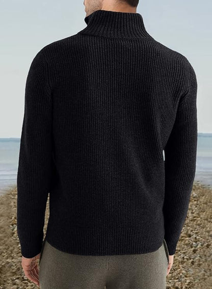 Stylish zipper sweater for men
