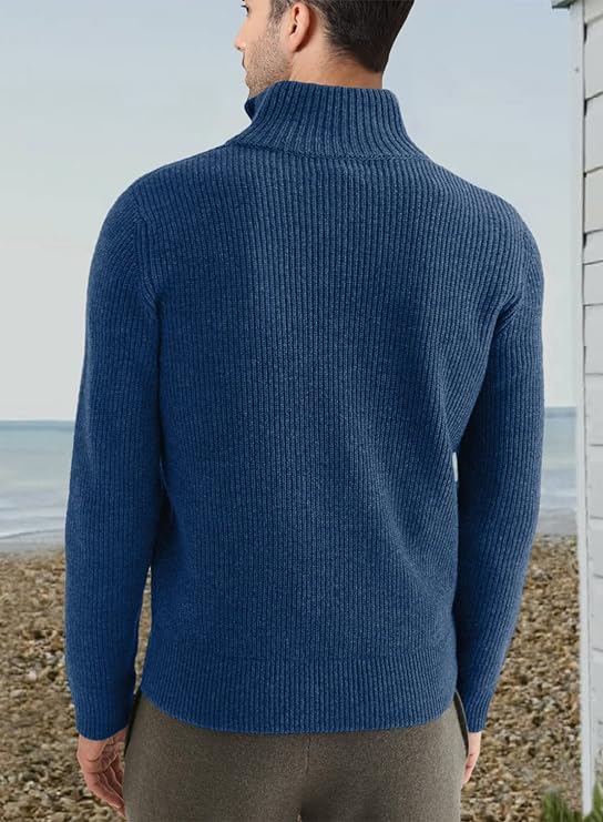 Stylish zipper sweater for men