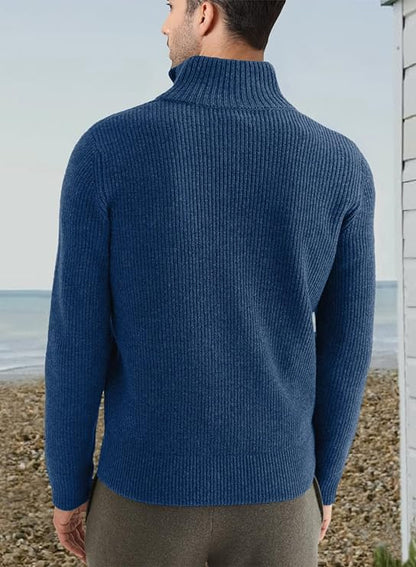 Stylish zipper sweater for men