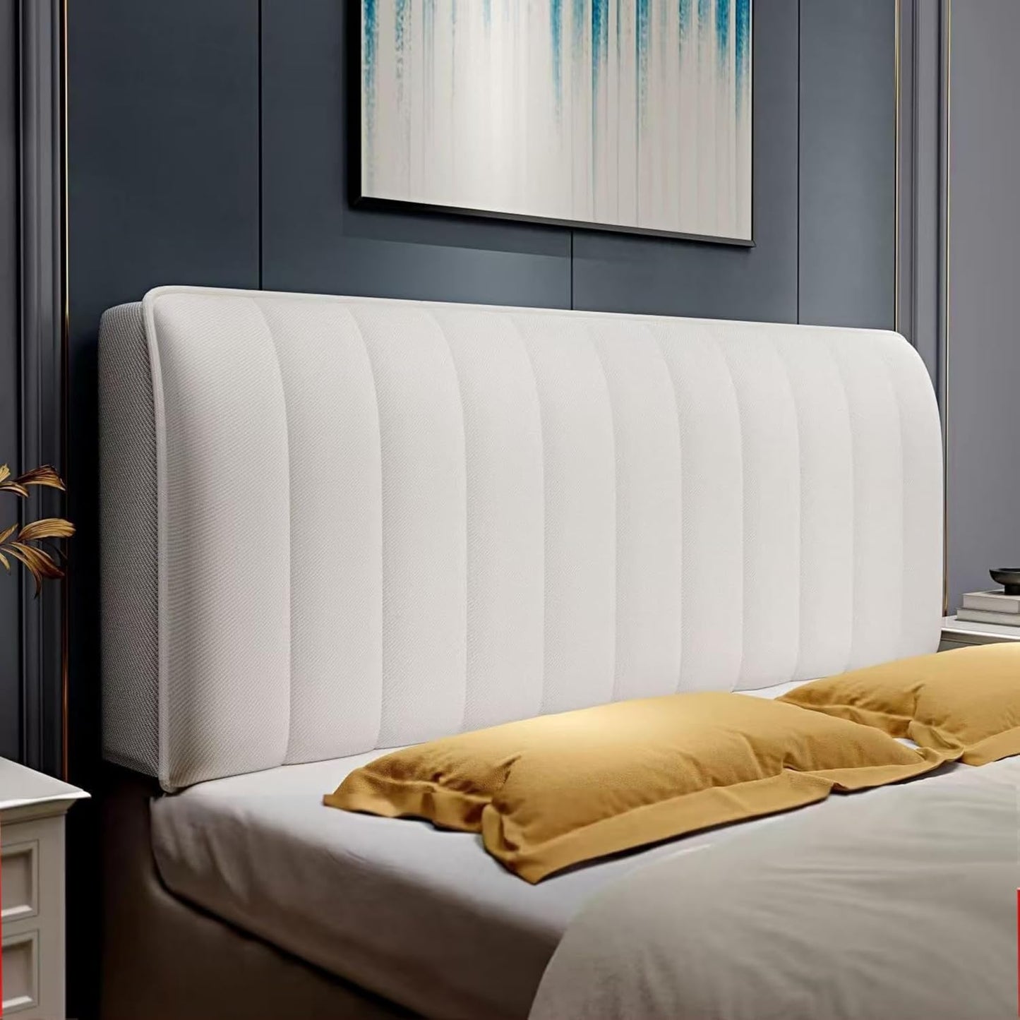 LuxCover headboard cover – Protects and adds style to your bedroom 😊