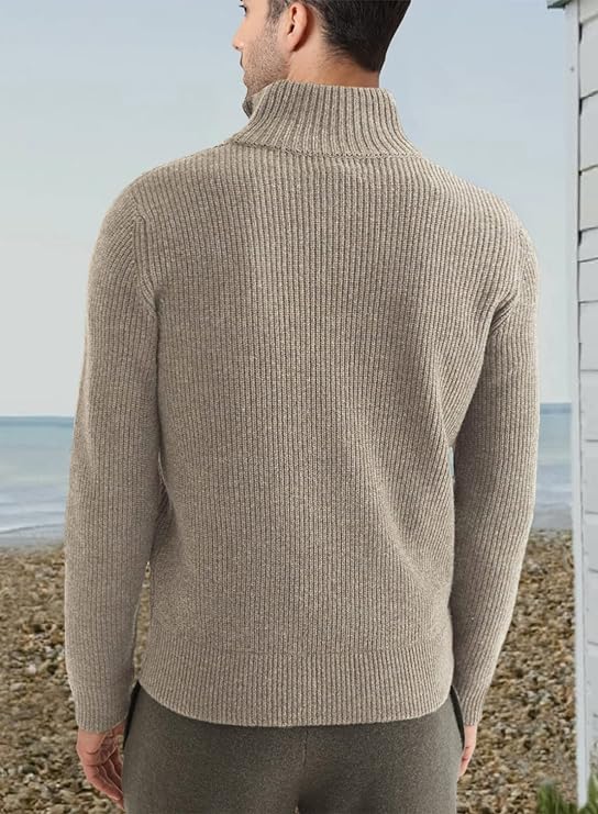 Stylish zipper sweater for men