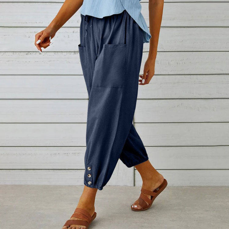 Elena Straight Wide Leg Pants