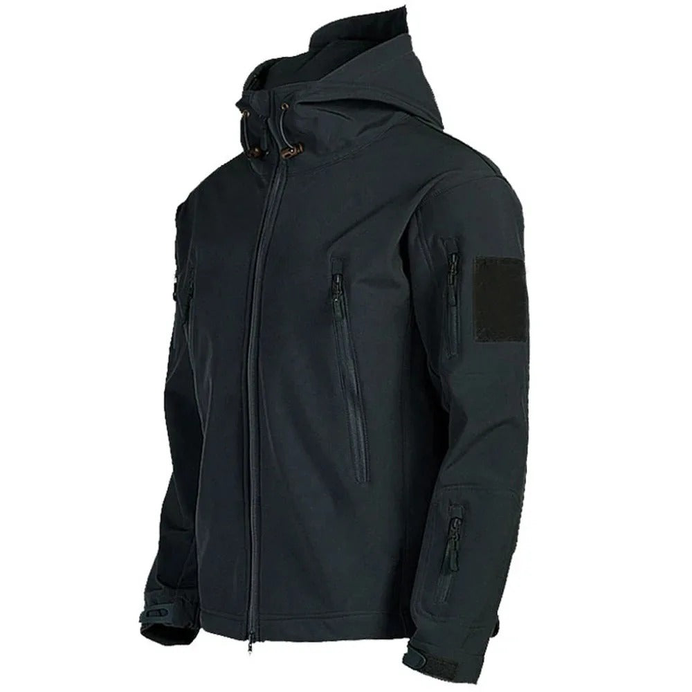 Men's tactical hooded jacket