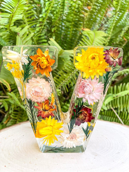 ResinBloom flower resin night light