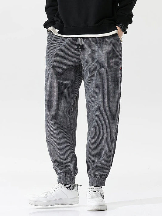 Casual corduroy sweatpants