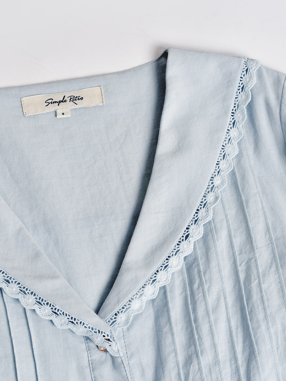 Fiona 100% Cotton Denim Blue Midi Dress 