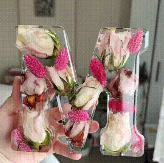 ResinBloom flower resin night light