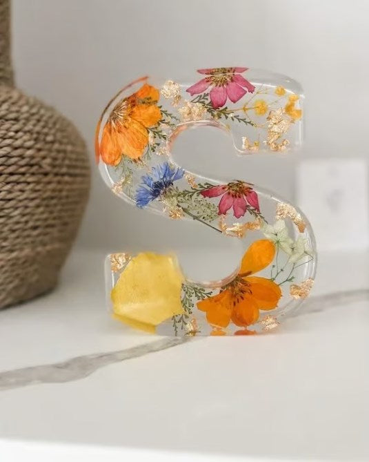 ResinBloom flower resin night light