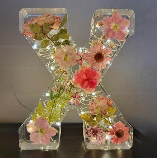 ResinBloom flower resin night light