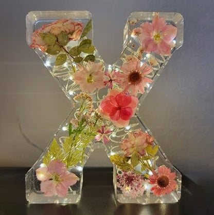 ResinBloom flower resin night light