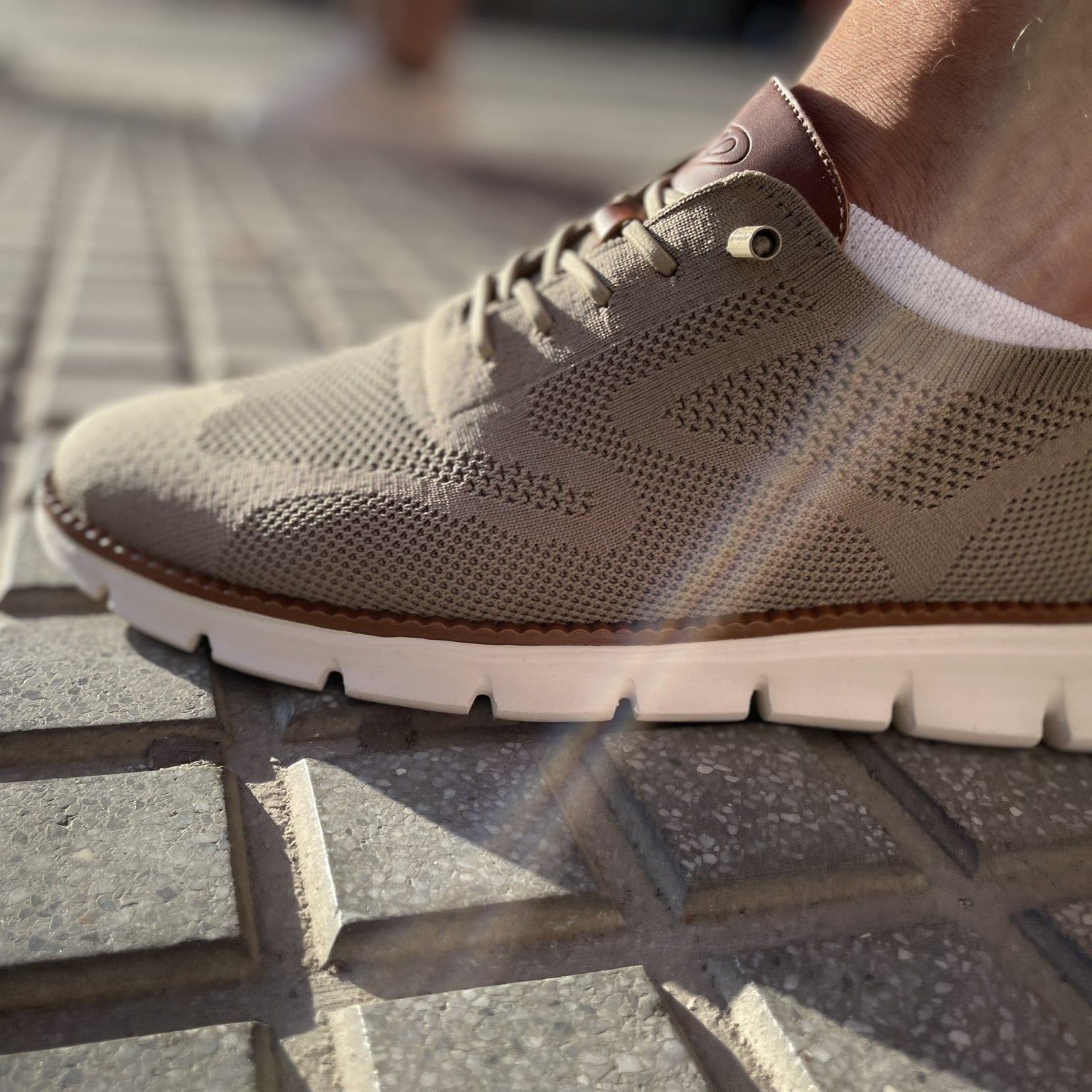 Lifestyle Leisure Sneakers Beige