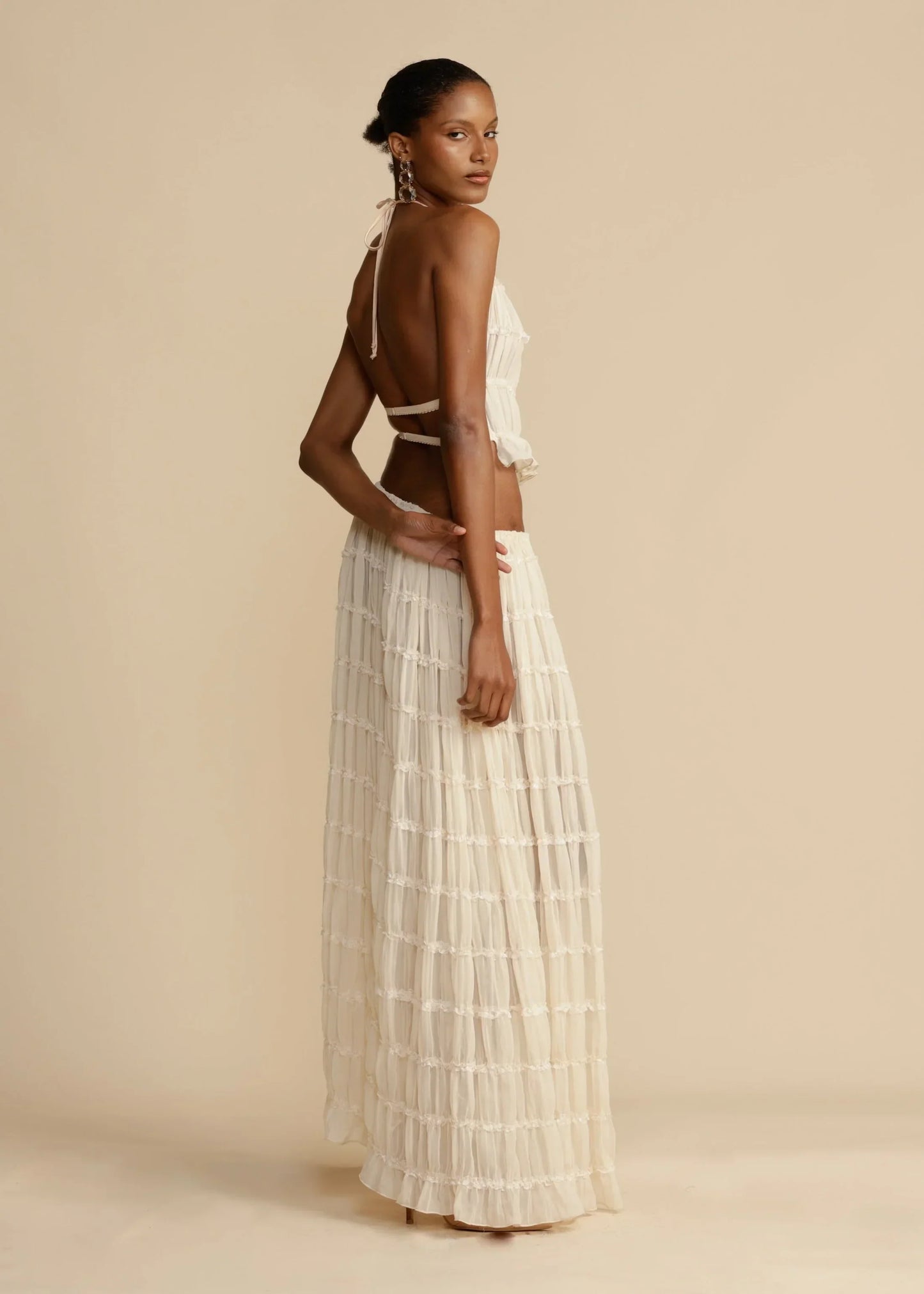 Chic two-piece pleated set | Effortless elegance and comfort