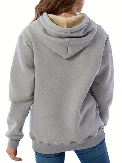 Hoodie with fleece