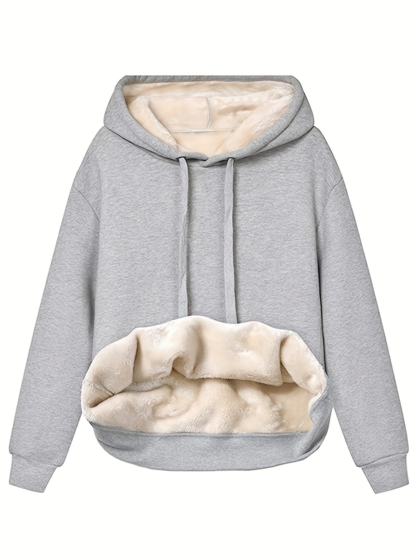 Hoodie with fleece