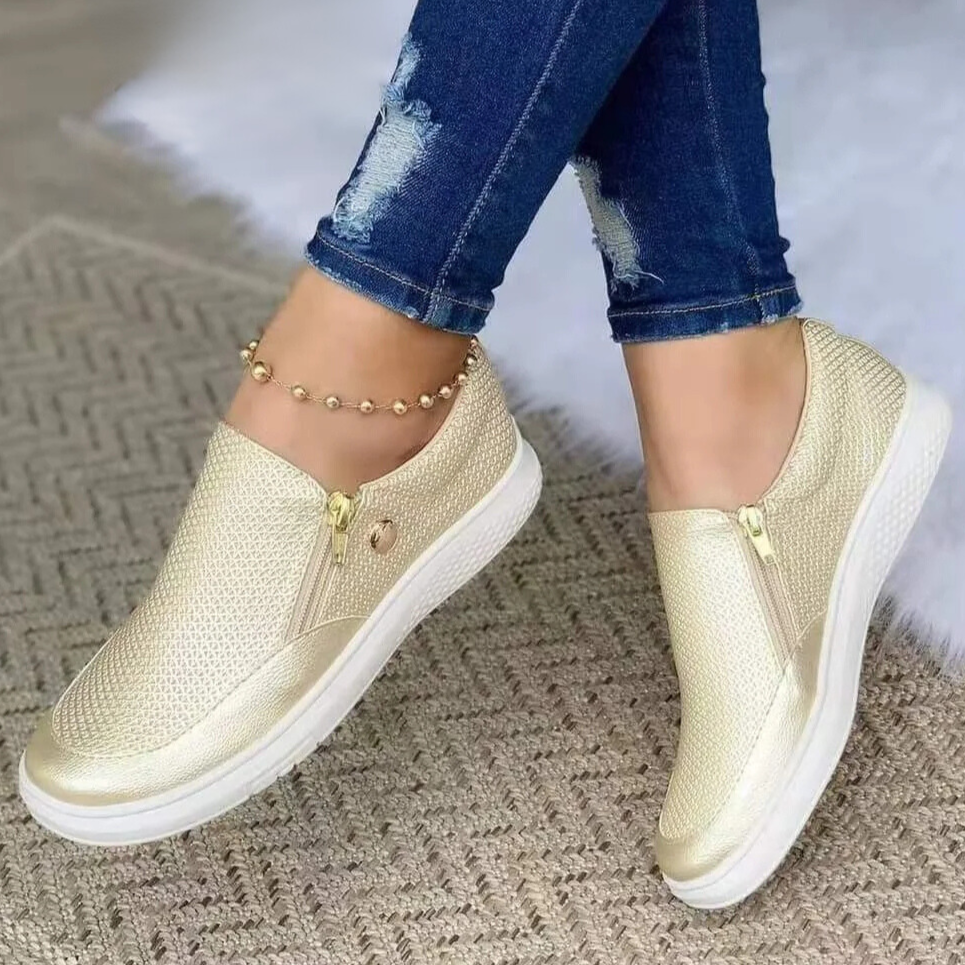 Bertha Zipper Orthopedic Women's Shoes