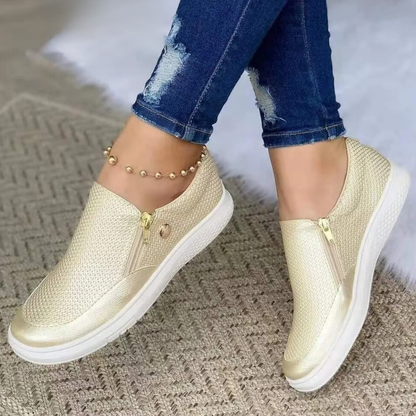 Bertha Zipper Orthopedic Women's Shoes