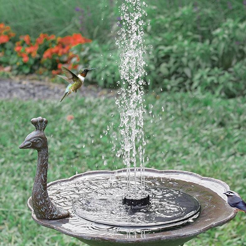 Solar water pump for bird bath, pond, patio or outdoor garden decoration