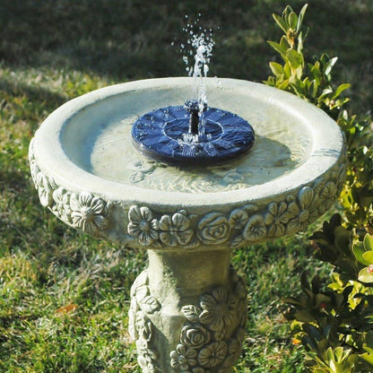 Solar water pump for bird bath, pond, patio or outdoor garden decoration