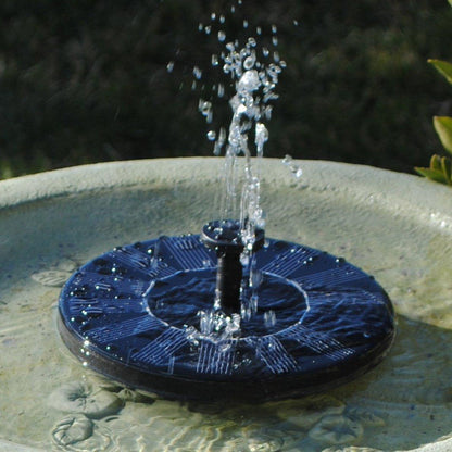 Solar water pump for bird bath, pond, patio or outdoor garden decoration