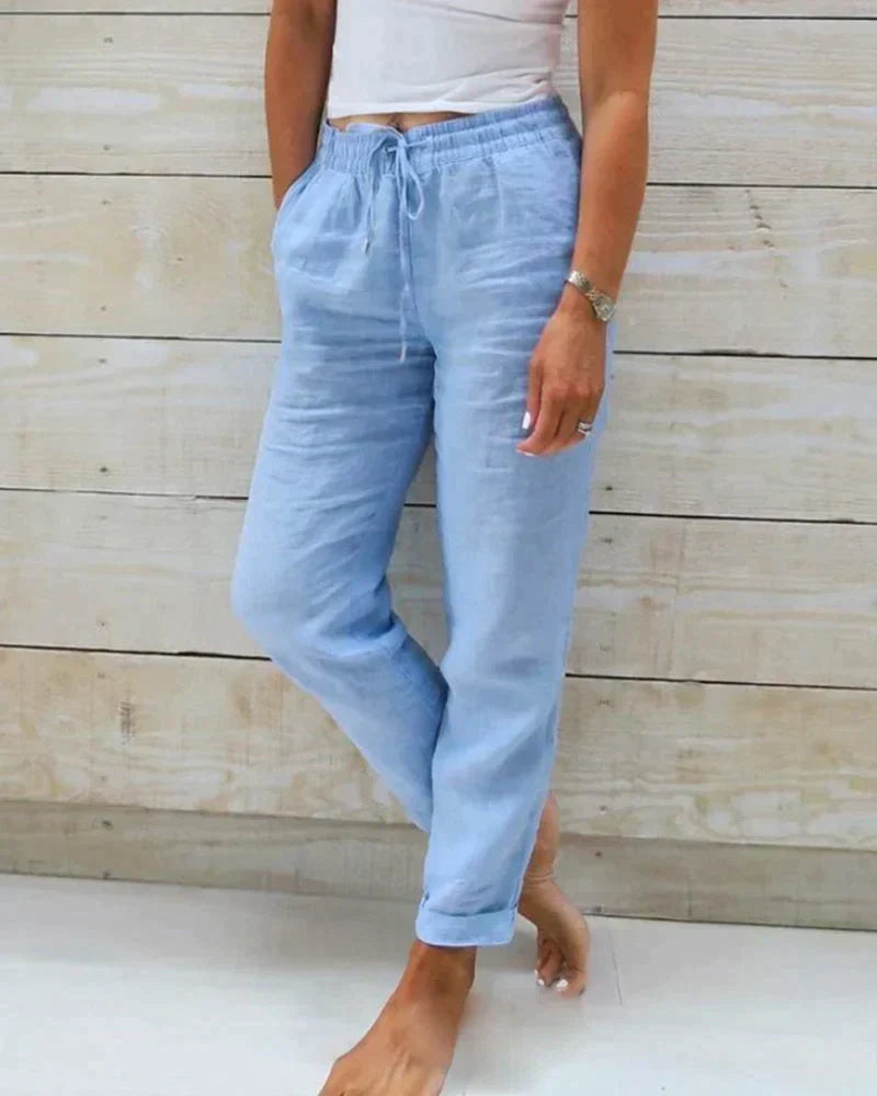 Airy summer trousers with an elegant cut | Women's fashion 