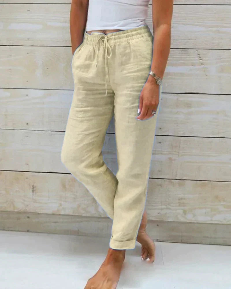 Airy summer trousers with an elegant cut | Women's fashion 