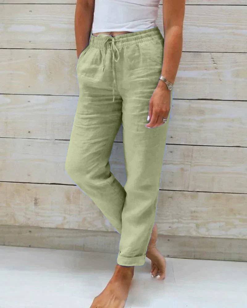 Airy summer trousers with an elegant cut | Women's fashion 