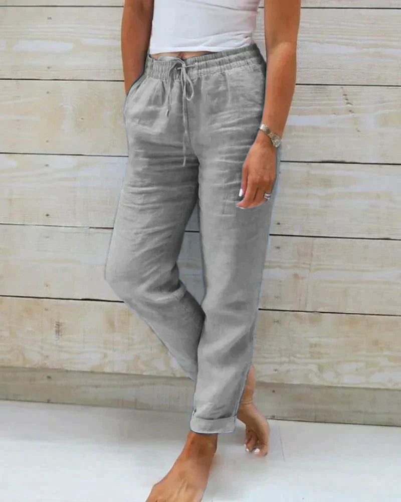 Airy summer trousers with an elegant cut | Women's fashion 