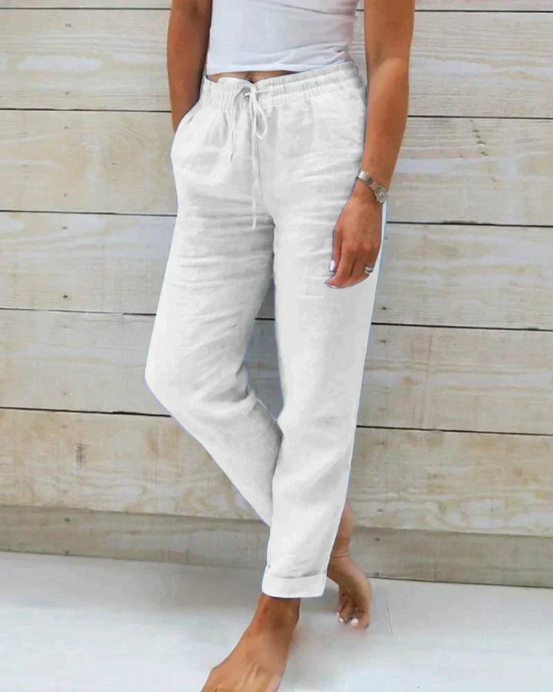 Airy summer trousers with an elegant cut | Women's fashion 